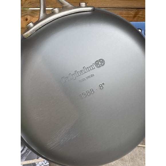 Calphalon Classic 1388 8 In. Omelet Frying Pan Skillet Stainless Steel - Picture 5 of 16